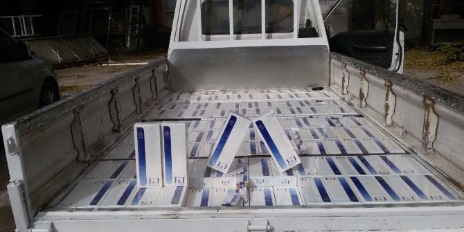 İki Suriyeli 3 Bin 500 Paket Kaçak Sigara İle Yakalandı