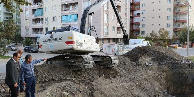 Kapatılan Derede Çökme Meydana Geldi