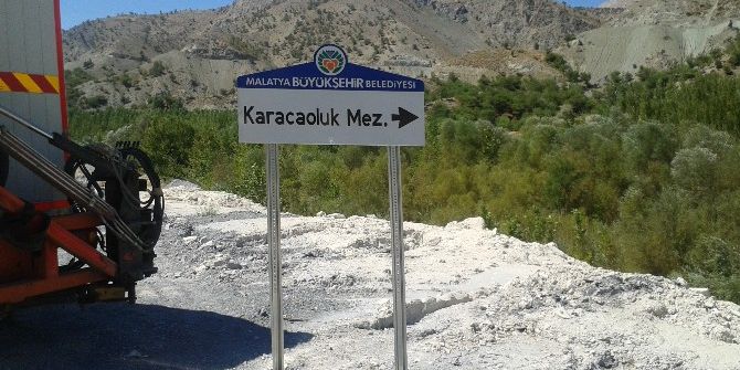 Doğanşehir’de Levhalama Çalışması Tamamlandı