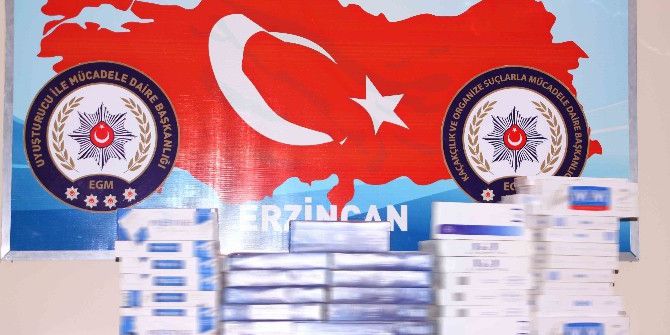 Erzincan’da Kaçak Sigara Operasyonu
