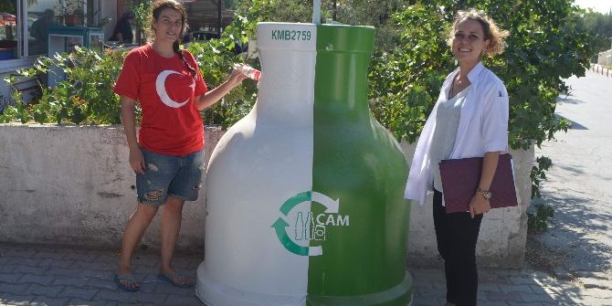 Germencik’te Cam Şişeler Geri Dönüşüme Gidecek