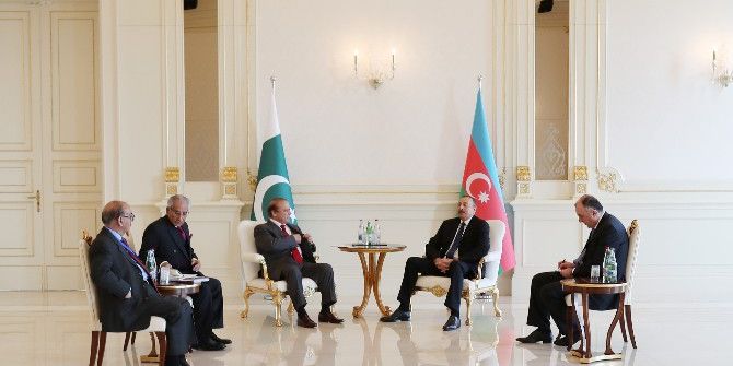 Pakistan Başbakanı Navaz Şerif, Azerbaycan Cumhurbaşkanı Aliyev İle Görüştü