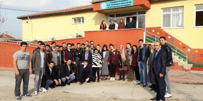 Hayrabolu Kredi Ve Yurtlar Kurumu Öğrencilerinden Rehabilitasyon Merkezine Ziyaret