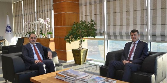 Kaymakamı Atılkan’dan Nkü Rektörü Şimşek’e Veda Ziyareti