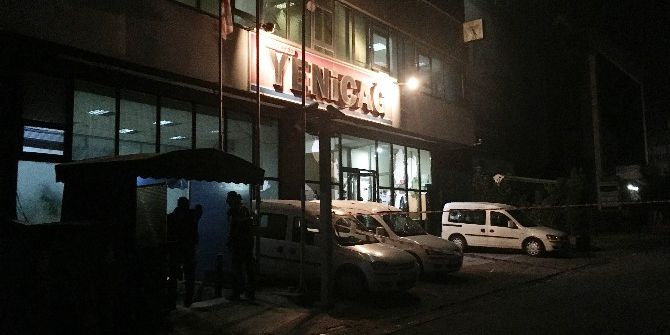 Yeniçağ Gazetesine Saldırı Anı Kamerada