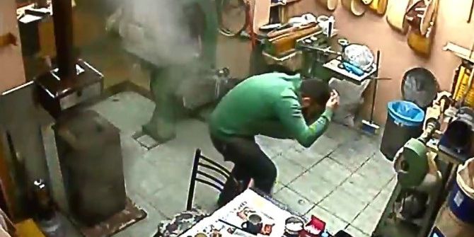 Soba Bomba Gibi Patladı