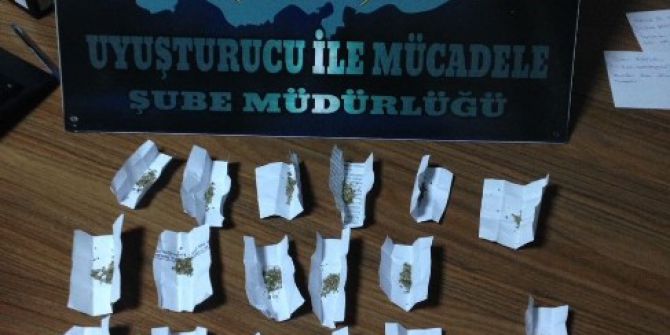 Kütahya’da Uyuşturucu Operasyonu