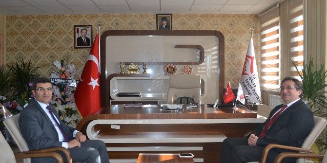 Yakutiye Kaymakamı Helvacı’dan, Asp İl Müdürlüğüne Ziyaret