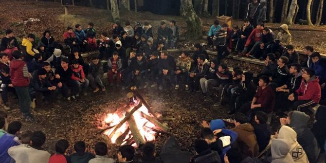 Bilgievi Öğrencileri Kamp Ateşini Yaktı
