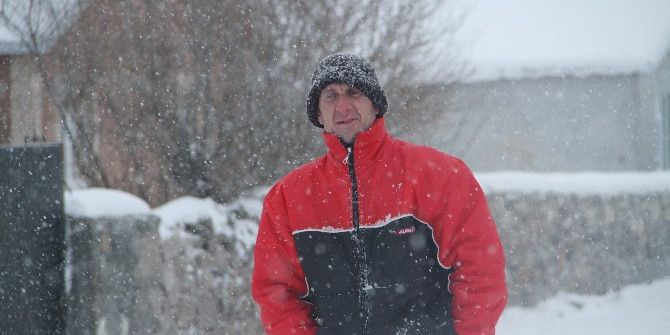 Ardahan’da Soğuk Hava Ve Kar Yağışı