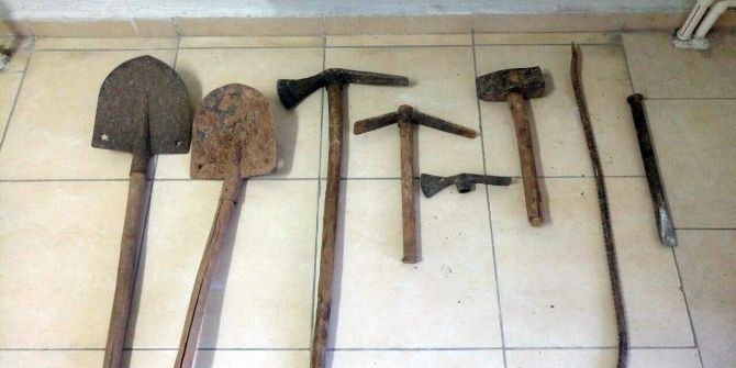 Karaman’da Kaçak Kazıya Suçüstü