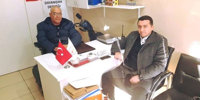 Başkan Bakıcı Engelliler Derneği’ni Ziyaret Etti