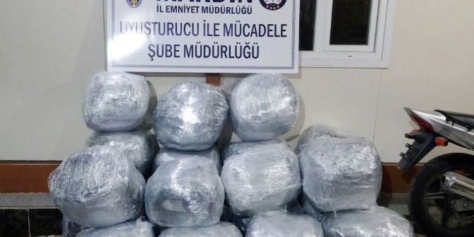 Mardin’de 198 Kilogram Esrar Ele Geçirildi