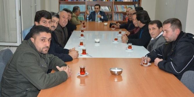 Kanaat Önderlerinden Kaymakam Alibeyoğlu’na Ziyaret