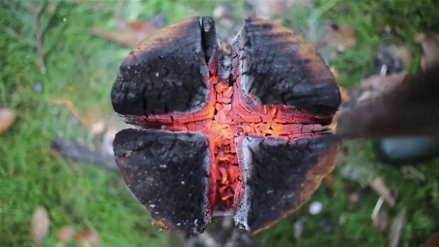 Ağaç Kütüğünden Öyle Bir şey Yaptı ki... 17