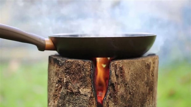 Ağaç Kütüğünden Öyle Bir şey Yaptı ki... 24