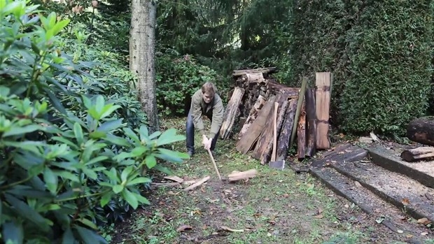 Ağaç Kütüğünden Öyle Bir şey Yaptı ki... 30