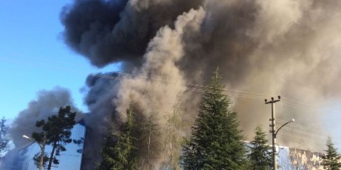 Arsin Organize Sanayi Sitesi’nde Yangın