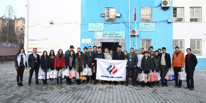 Final Okullarından İhtiyaç Sahibi Öğrencilere Yardım