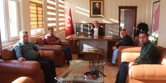 Gazeteciler Şemdinli Kaymakamı’nı Ziyaret Etti