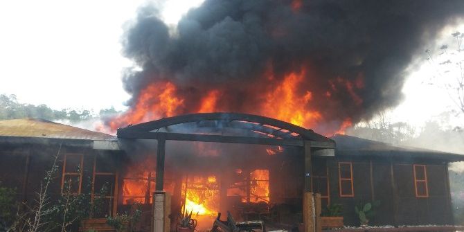 Antalya’da Hamam Yangını