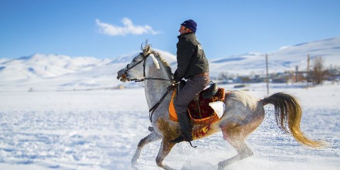Erzurum’da Kar Üzerinde Cirit