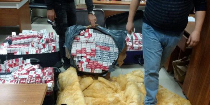 Trabzon’da Uyuşturucu Ve Sigara Operasyonu
