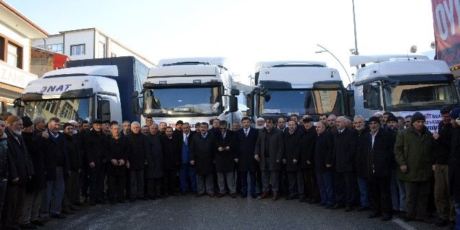 Kelkit’ten Halep’e 4 Tır Dolusu Yardım