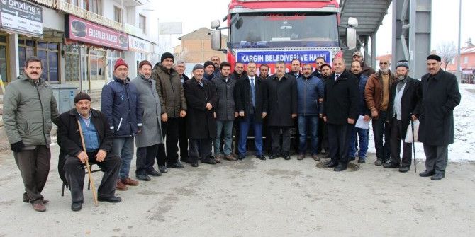 Erzincan Kyk’dan Halep’e 28 Ton Gıda Yardımı
