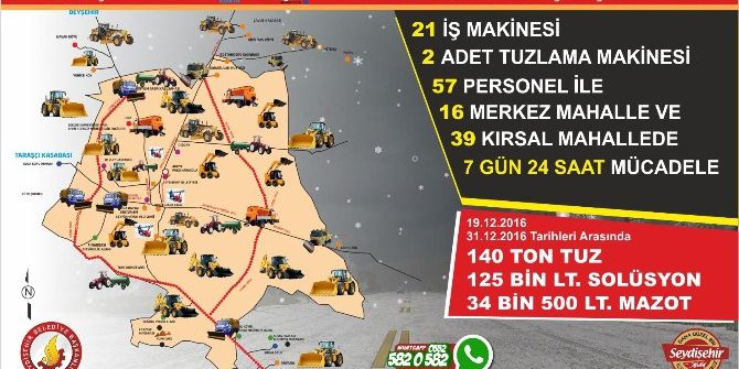 Seydişehir Belediyesi, Karla Mücadele Raporunu Açıkladı