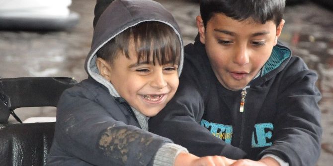 Savaştan Kaçarak Türkiye’ye Gelen Suriyeli Çocuklar Hayvanat Bahçesini Gezdi