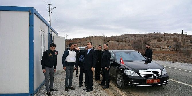 Vali Toprak Pütürge’de İncelemelerde Bulundu