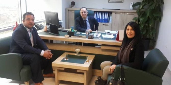 Yunusemreli Muhtarlar Hizmetler İçin Maski’ye Teşekkür Etti