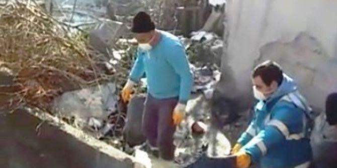 Evden 4 Kamyon Çöp Çıktı