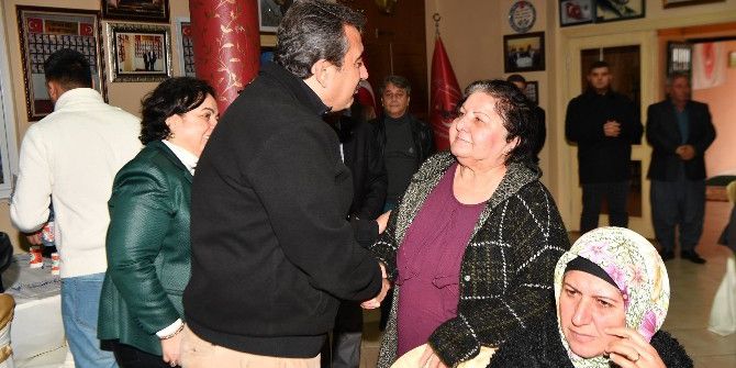 Başkan Çetin, Şehit Aileleriyle Buluştu