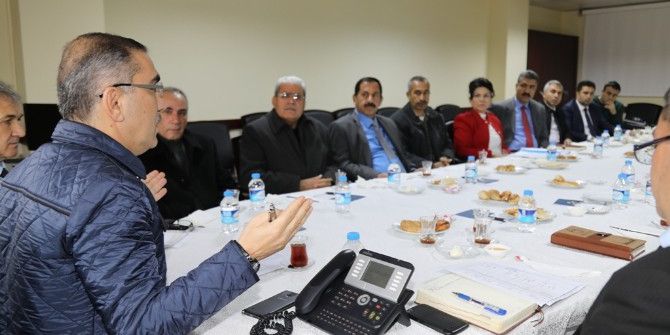 Başkan Çelikcan, Muhtarlarla Buluştu