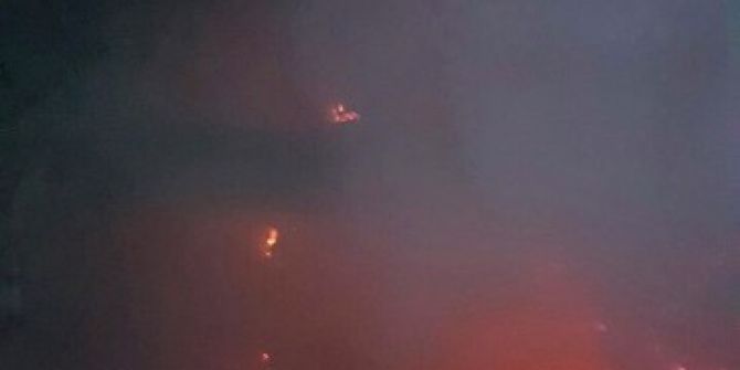 Ahır’da Çıkan Yangında 4 Büyükbaş Hayvan Telef Oldu
