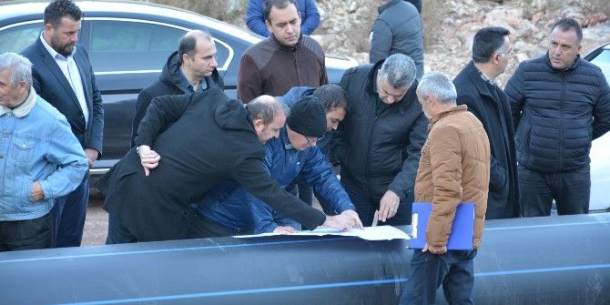 Coşkun, Sulama İnşaatlarını İnceledi