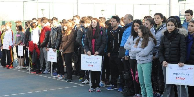 Okulsporları Tenis Gençler Grup Müsabakaları Başladı