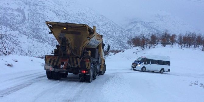 Malatya’da Kapanan Yolların Çoğu Ulaşıma Açıldı
