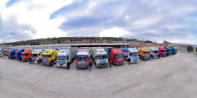 Çorum Belediyesi’nden Halep’e 15 Tır Yardım