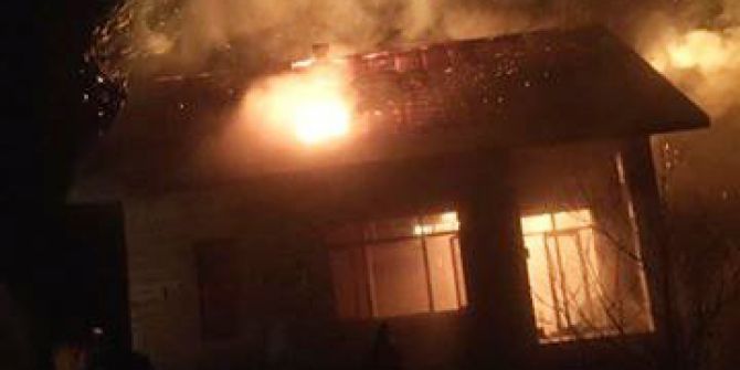 Belediye Başkanının Evinde Korkutan Yangın