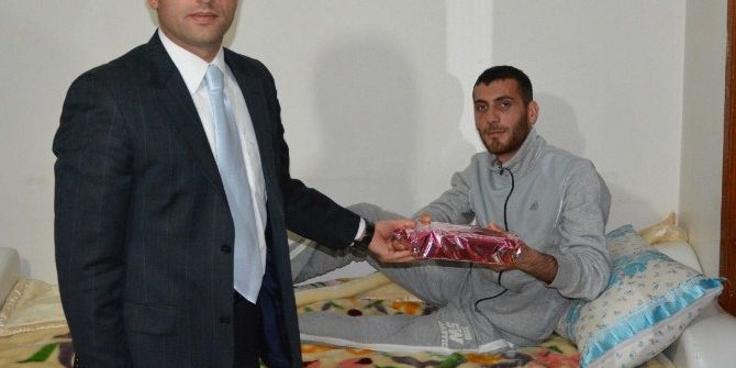 Kaymakam’dan El Bab’da Yaralanan Askerlere Ziyaret