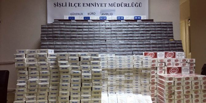 Okmeydanı’nda Kaçak Sigara Operasyonu
