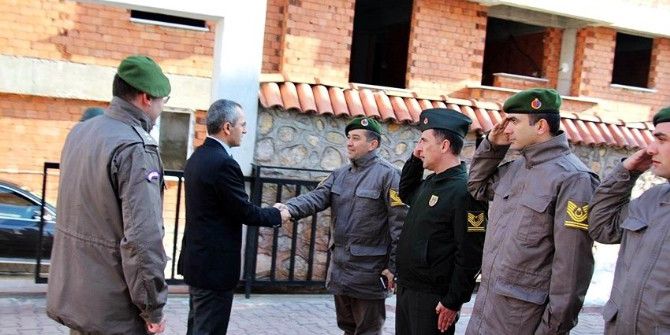 Kaymakam Pişkin, Jandarma Ve Emniyette İnceleme Yaptı