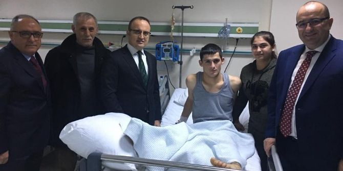 Turan Ve Gider Kayseri’de Yaralanan Askeri Ziyaret Etti