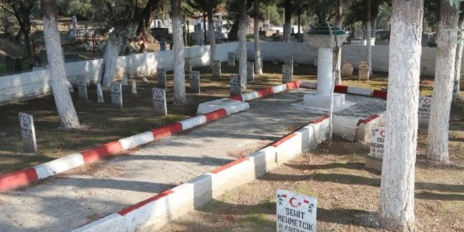 Çayyüzü Şehitliği Kırmızı-beyaz Renklere Boyandı