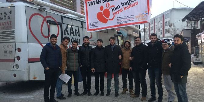 Ağrı’da ’Vatan Sana Kanım Feda’ Kampanyası