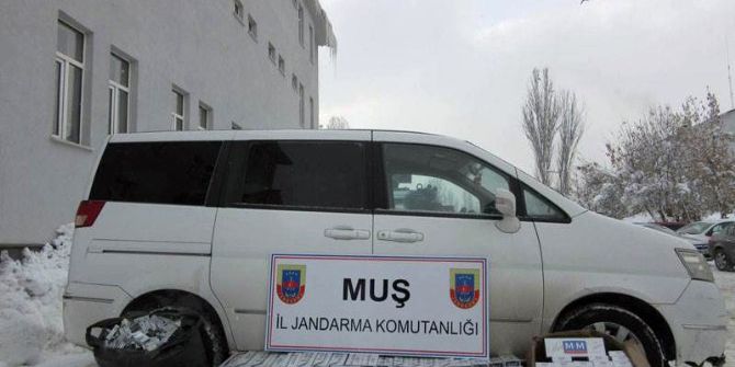 Muş’ta Kaçak Sigara Operasyonu