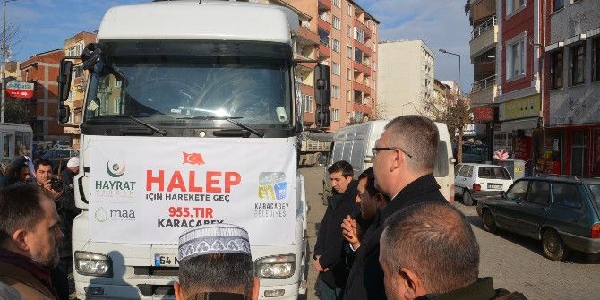 Karacabey Belediyesi’nden Halep’e Yardım Eli